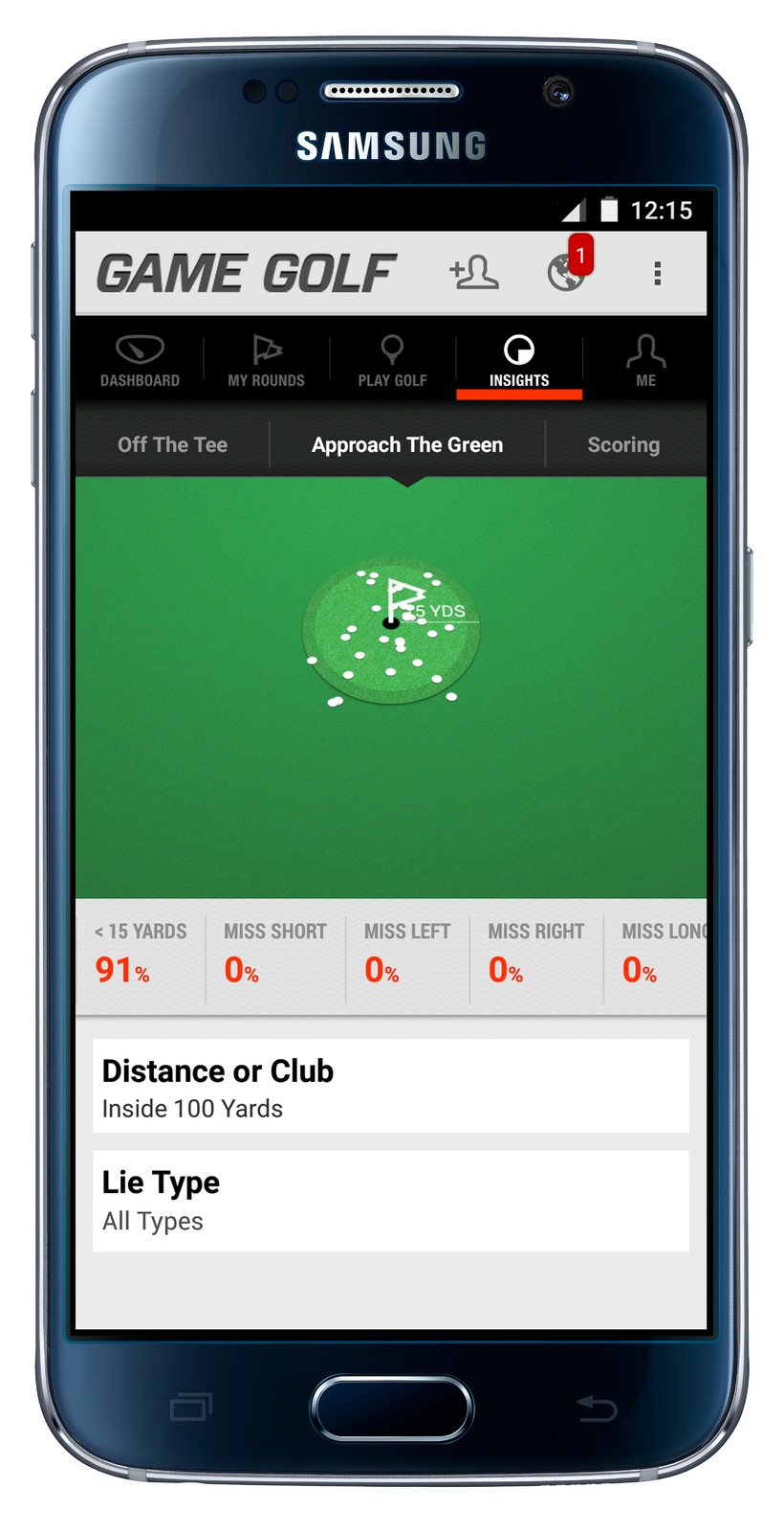 Game Golf Live GPS Shot Tracking