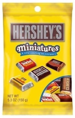 Hershey's Peg Bag Miniatures Asstd 150g image