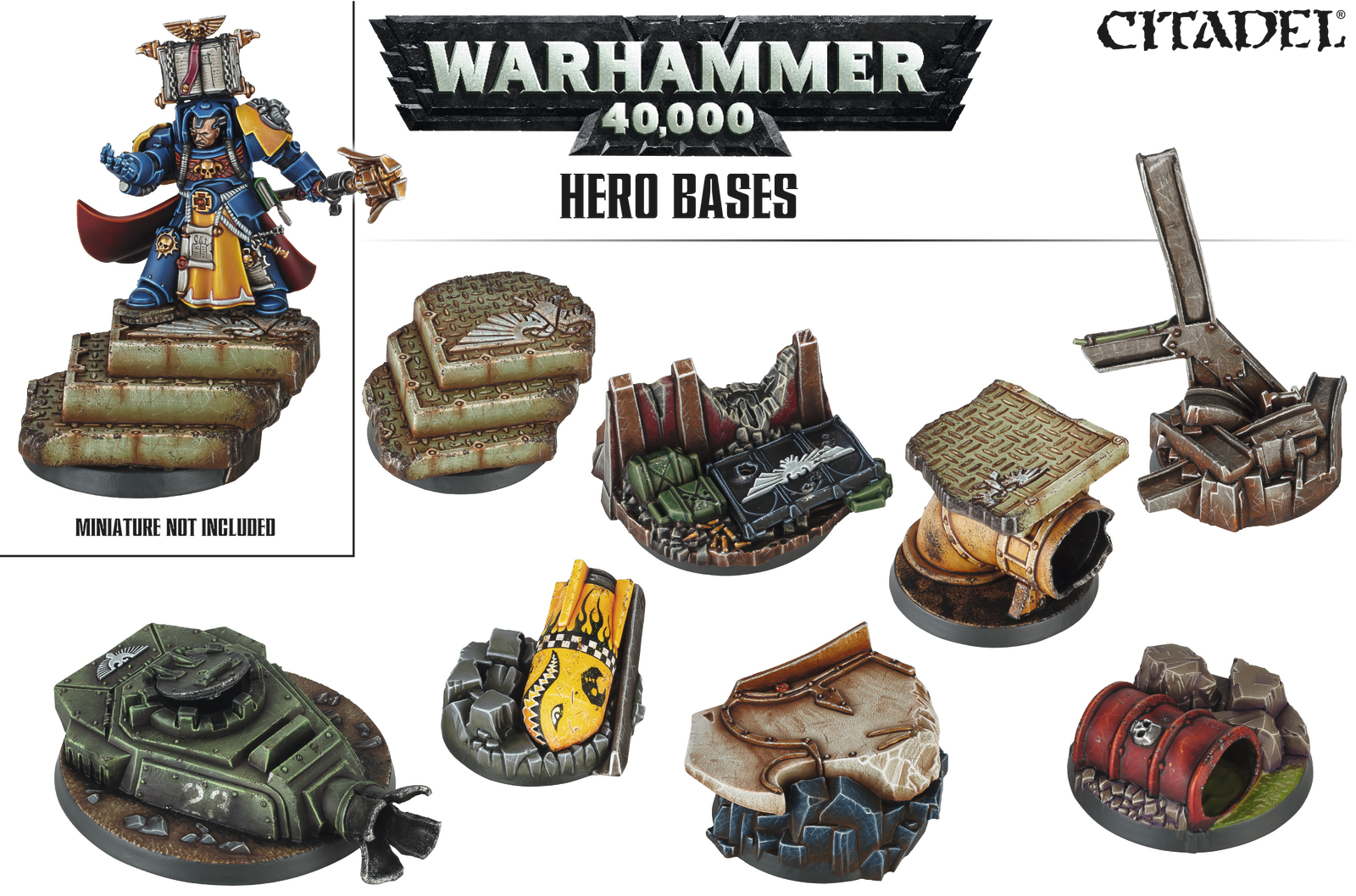 Warhammer 40,000 Hero Bases image