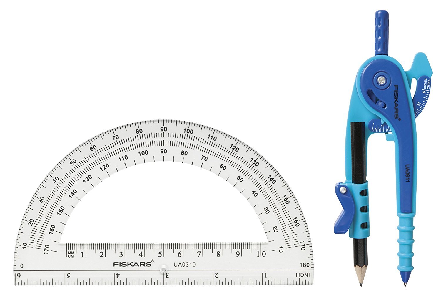 Buy Fiskars Kids Compass & Protractor Set at Mighty Ape Australia