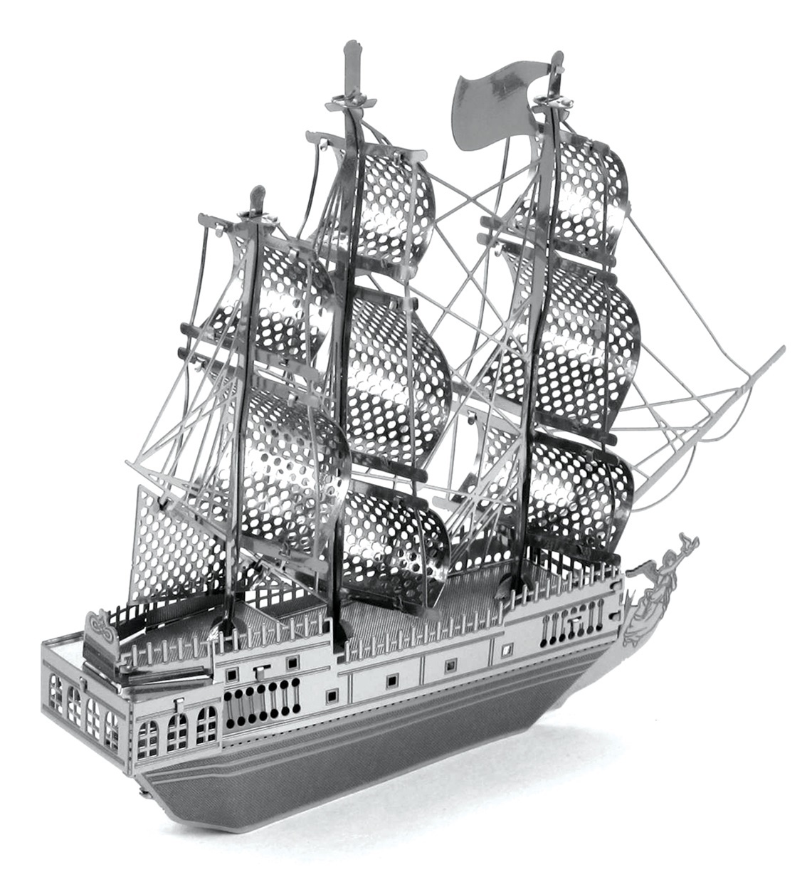 Metal Earth: Black Pearl Pirate Ship - Model Kit image