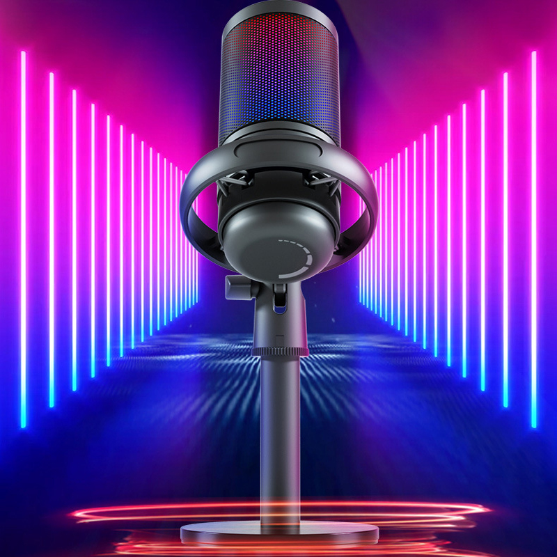 RGB Colorful Light Condenser Microphone Buy Now at Mighty Ape NZ