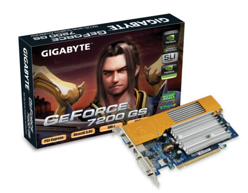 GIGABYTE GV-NX72G512P2 GeForce 7200GS PCI-EX16 image