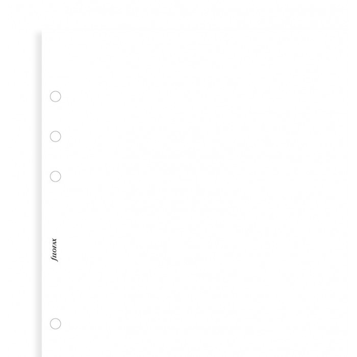 Filofax - A5 Plain Notepaper - White (25 Sheets) image