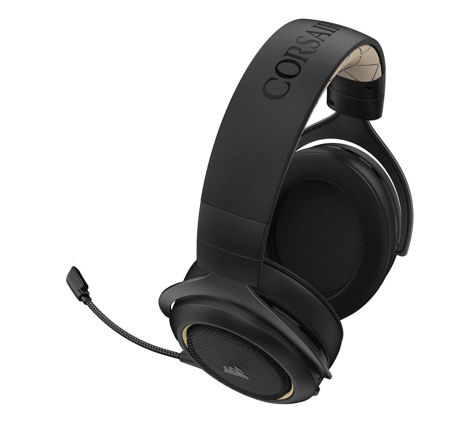 Corsair HS70 Pro Wireless Gaming Headset (Cream) for PC image