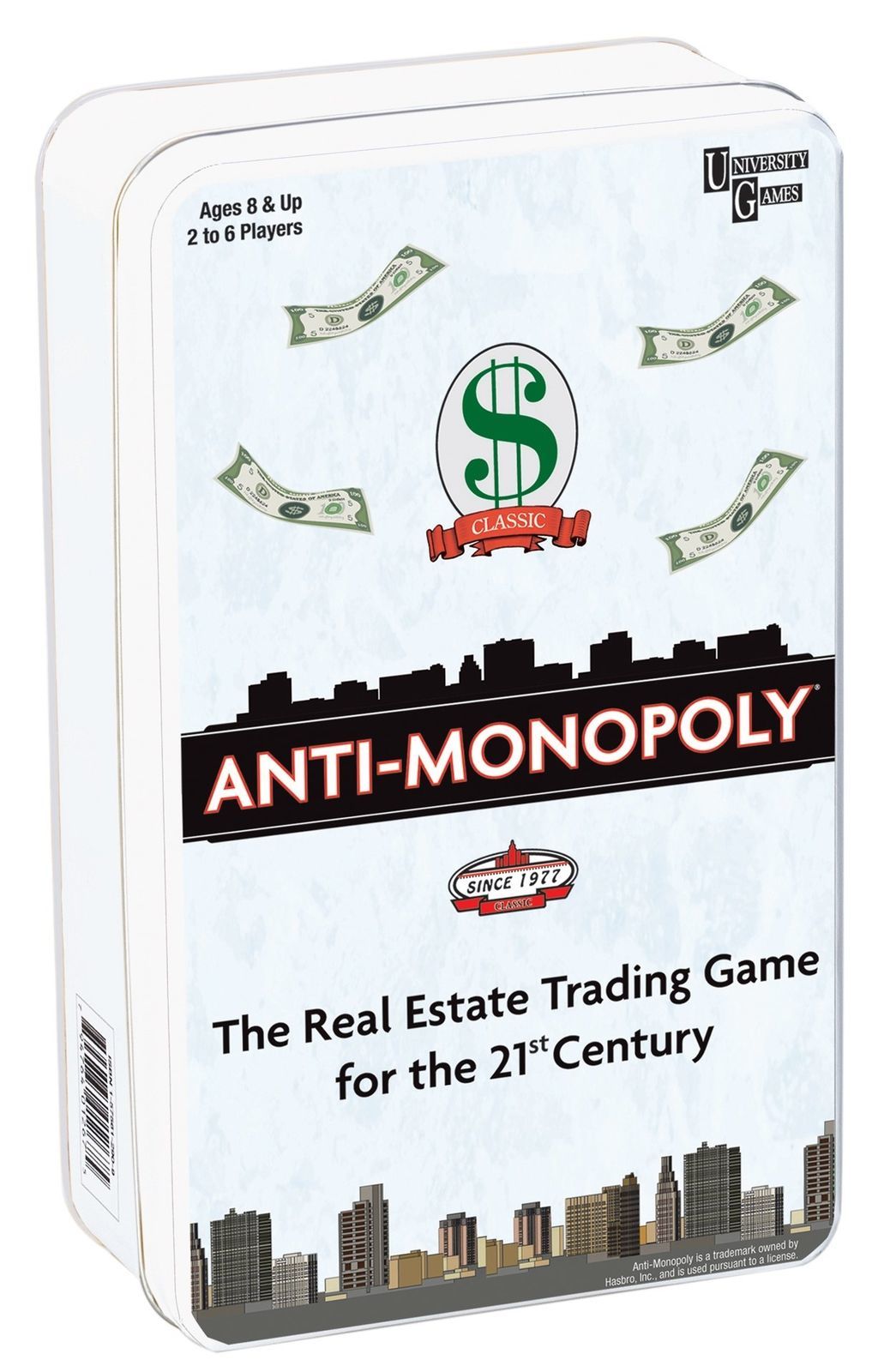 Anti-Monopoly - Tin Travel Game image