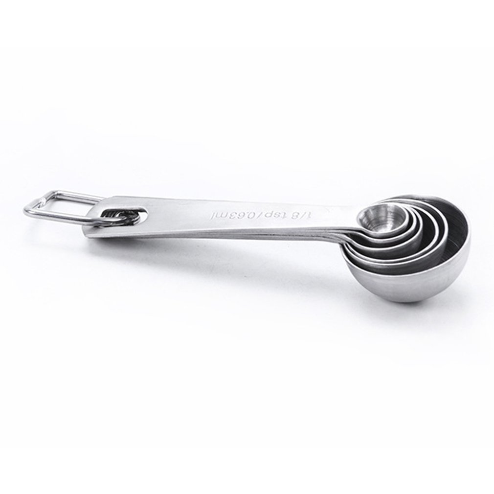 Ape Basics: Stainless Steel Measuring Spoons (Set of 6) image