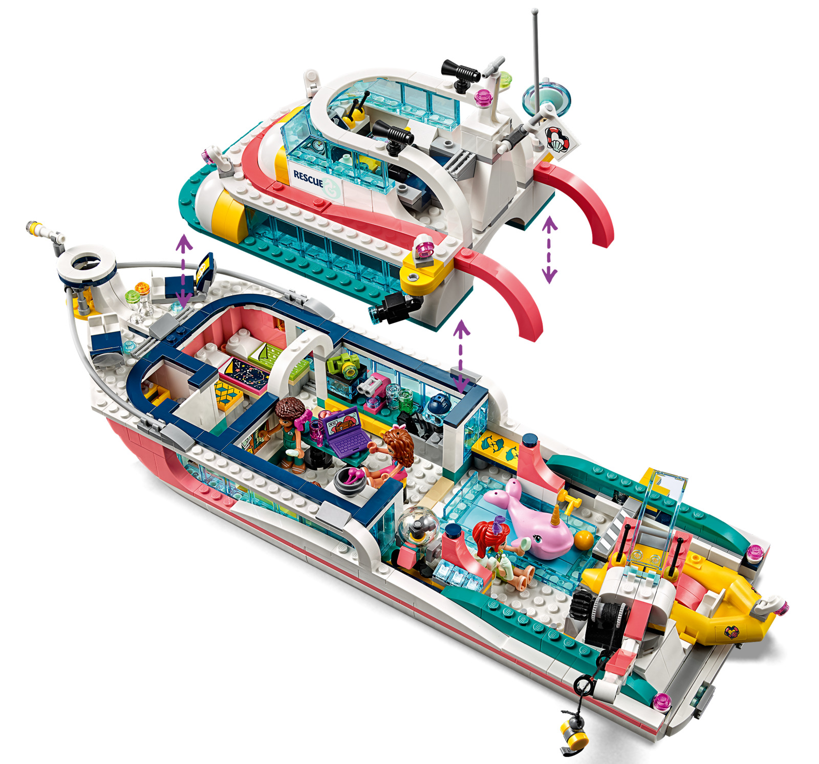 LEGO Friends: Rescue Mission Boat - (41381) image