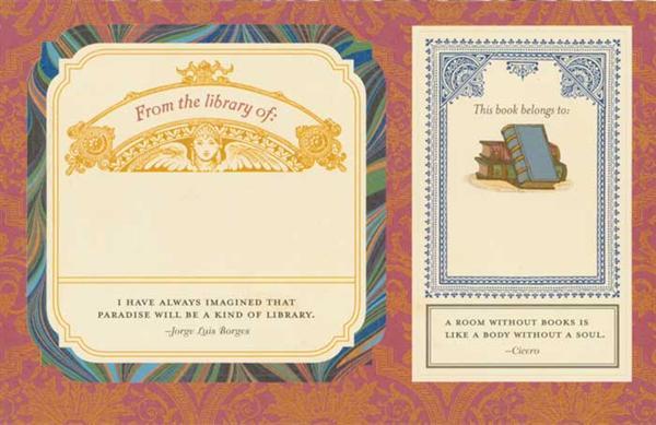 Antiquarian Bookplates: 55 Bookplates to Personalise Your Library by Potter Style image