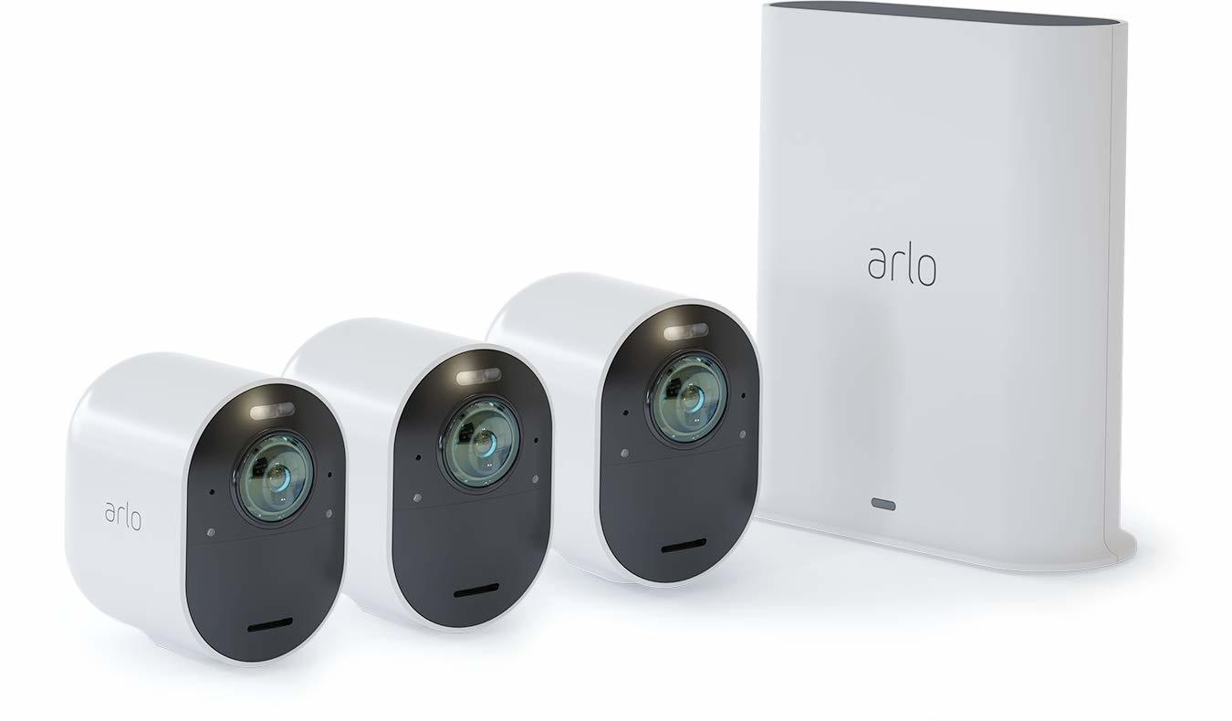Arlo Ultra 4K UHD WireFree Security 3Camera System at Mighty Ape NZ