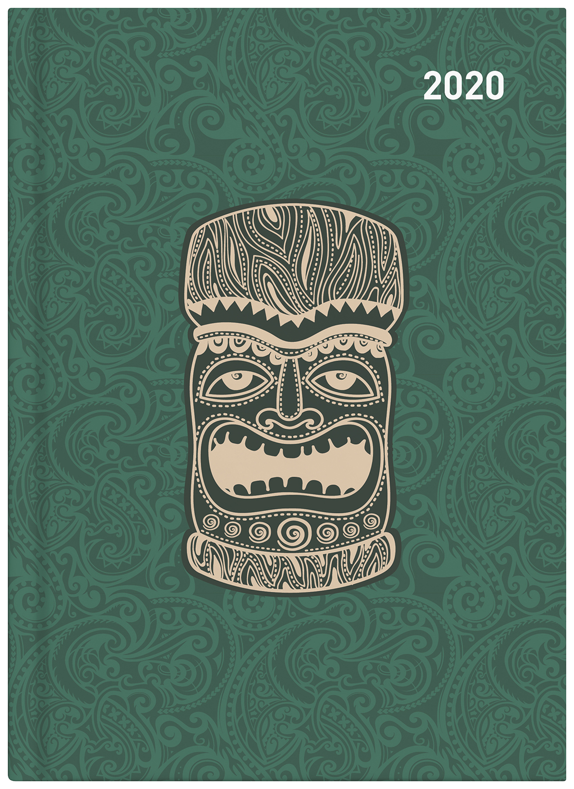 Collins: 2020 Daily A51 Diary - Maori Taonga (Green) image