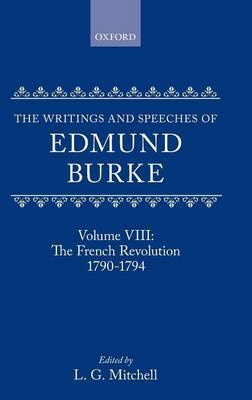 The The Writings and Speeches of Edmund Burke: Volume VIII by Edmund Burke image