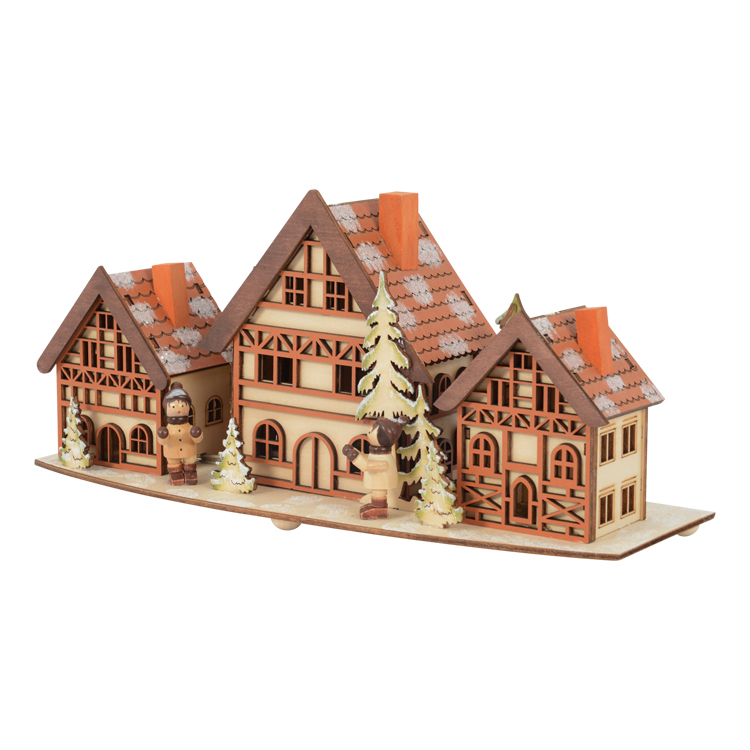 Habitat 101 LED Wooden Light Up Christmas Village at Mighty Ape NZ