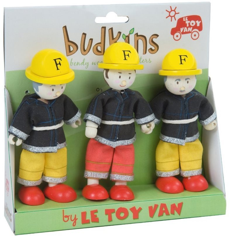Le Toy Van: Budkins - Firefighters Gift Pack image