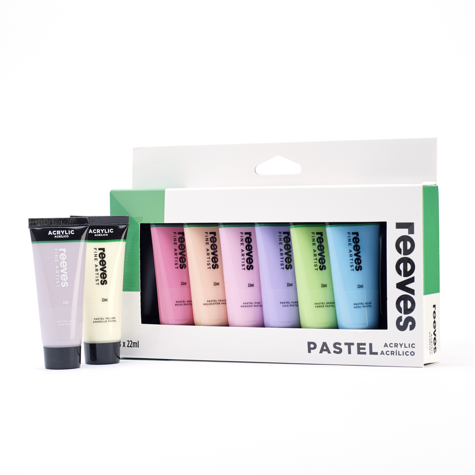 Reeves: Acrylic - Pastel (22ml / Set of 8)