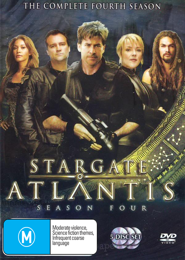 Stargate Atlantis - Complete Season 4 (5 Disc Set) on DVD image