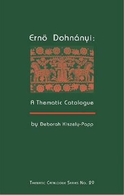 Erno Dohnanyi on Hardback by Deborah Kiszelly-Papp