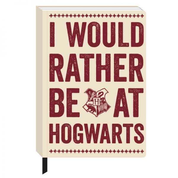 Hogwarts Slogan - A5 Notebook image