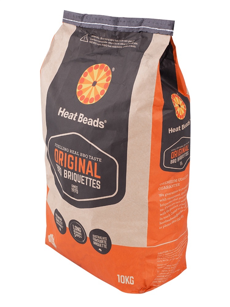 Heat Beads 10kg BBQ Charcoal Briquettes image