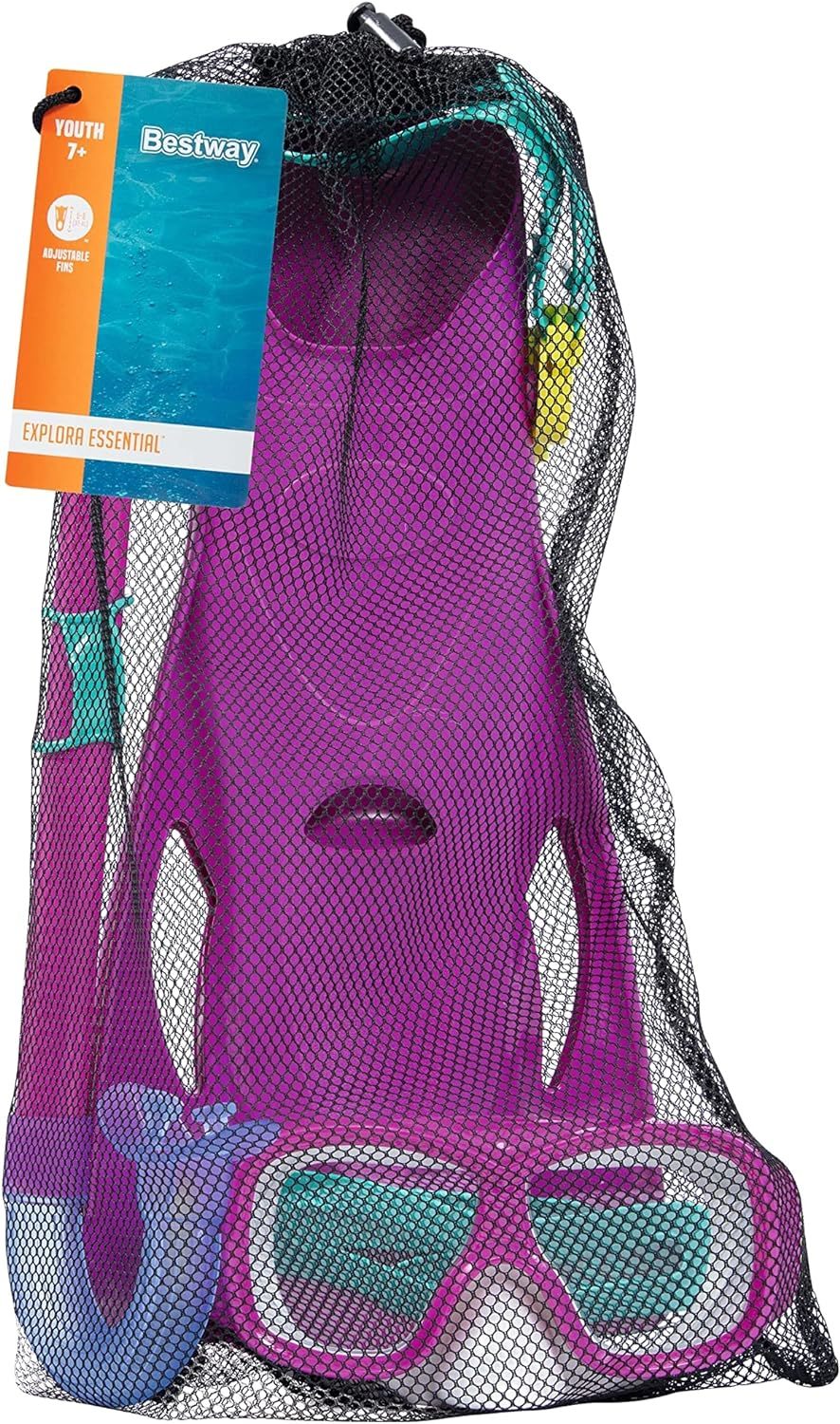 Buy Bestway Explora Essential Snorkel Set Purple (Childrens) at