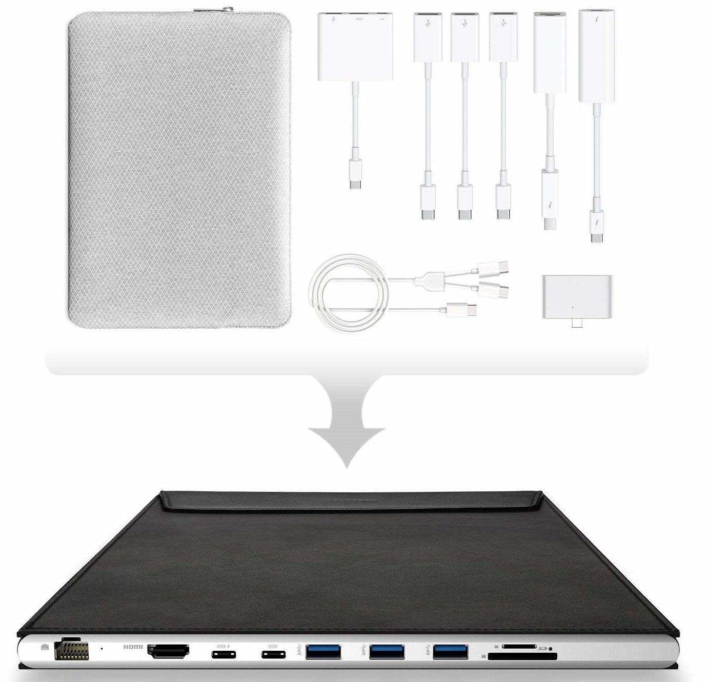 DockCase A1 for MacBook 15" - Black image