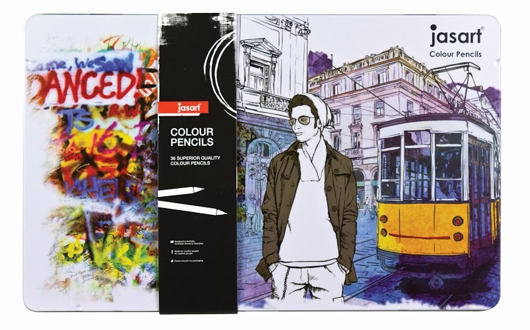Jasart: Studio Colour Pencil - Tin of 36 image