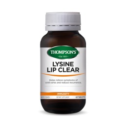 Thompsons Lysine Lip Clear (60 Tablets) image