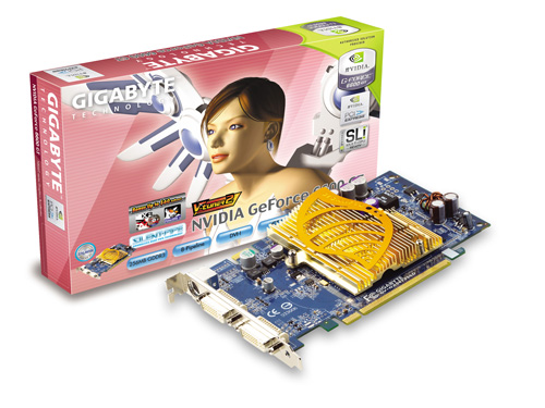 Gigabyte Graphics Card NVIDIA GeForce 6600 GT SLI 256MB PCIE image