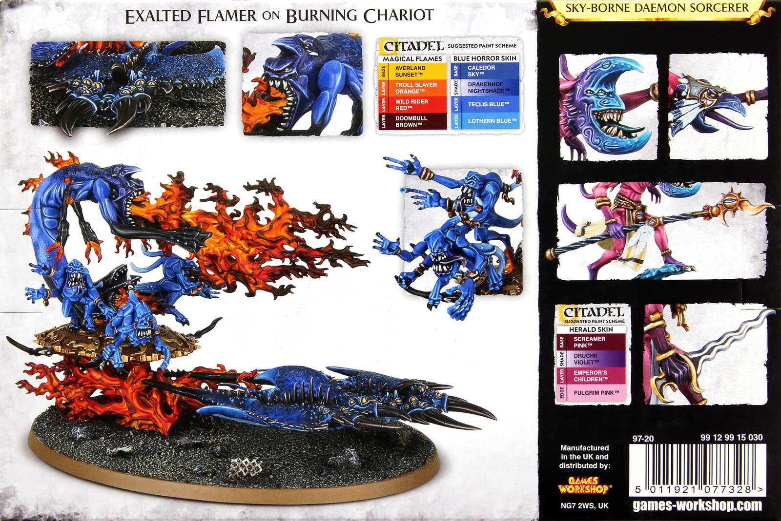 Warhammer Tzeentch Daemons: Herald of Tzeentch on Burning Chariot image