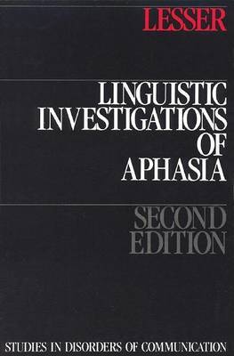 Linguistic Investigations of Aphasia by Ruth Lesser image
