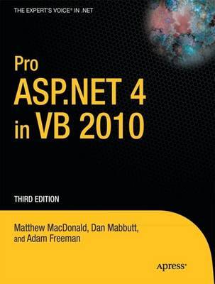 Pro ASP.NET 4 in VB 2010 by Matthew MacDonald image