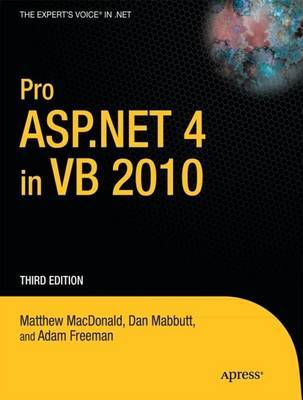 Pro ASP.NET 4 in VB 2010 by Matthew MacDonald