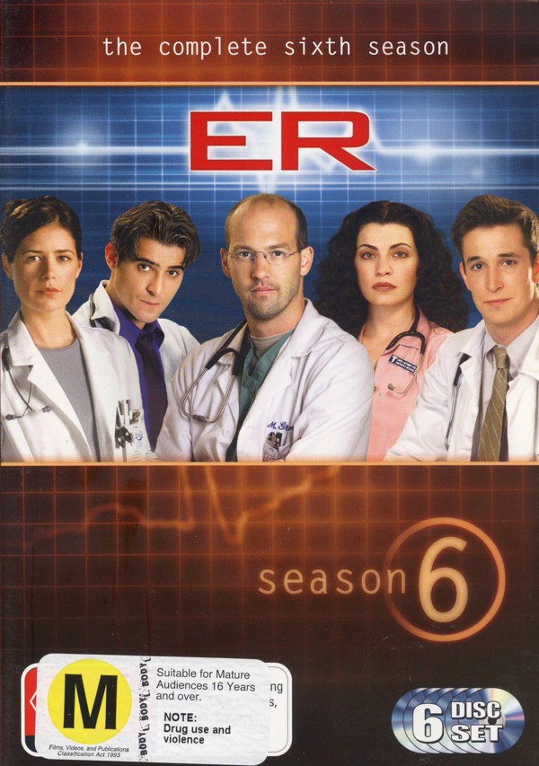 E.R. - The Complete 6th Season (6 Discs) on DVD image