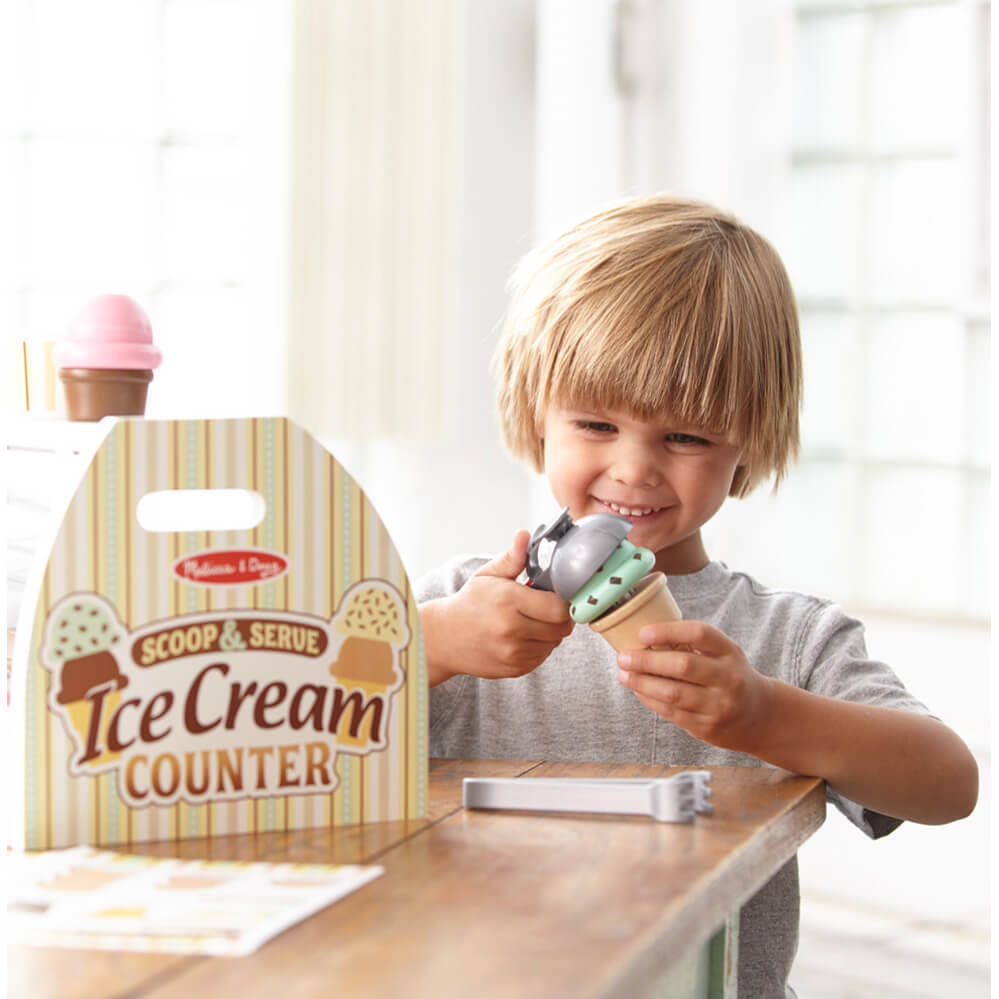 Melissa & Doug: Scoop & Serve - Ice Cream Counter