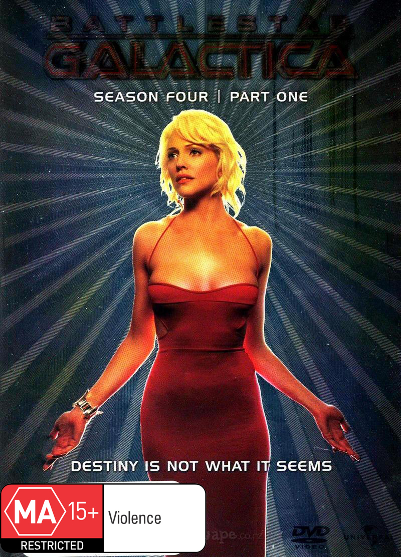 Battlestar Galactica - Season 4: Part 1 (4 Disc Slimline Set) on DVD