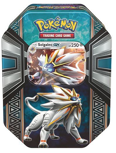 Pokemon GX TCG Legends of Alola Tin: Solgaleo-GX image