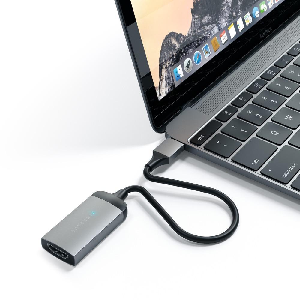 Satechi: Type-C to 4K HDMI Adaptor - Space Grey image