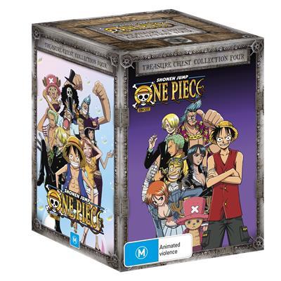 One Piece (Uncut) Treasure Chest - Collection 4 on DVD