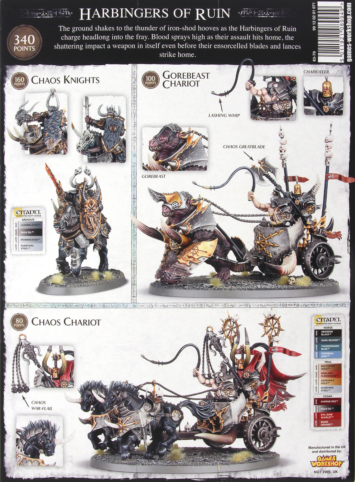 Warhammer Age of Sigmar: Slaves to Darkness Harbingers of Ruin