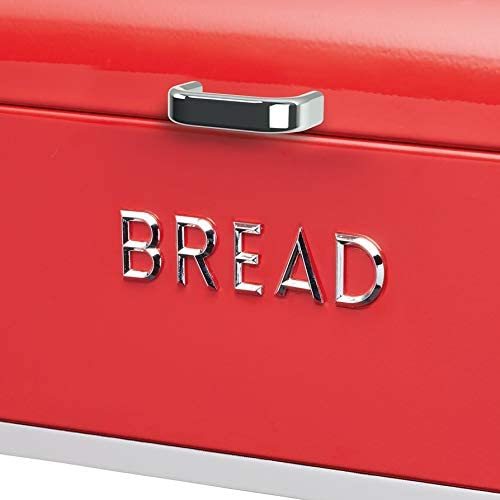 KitchenCraft Lovello Bread Bin Red at Mighty Ape NZ