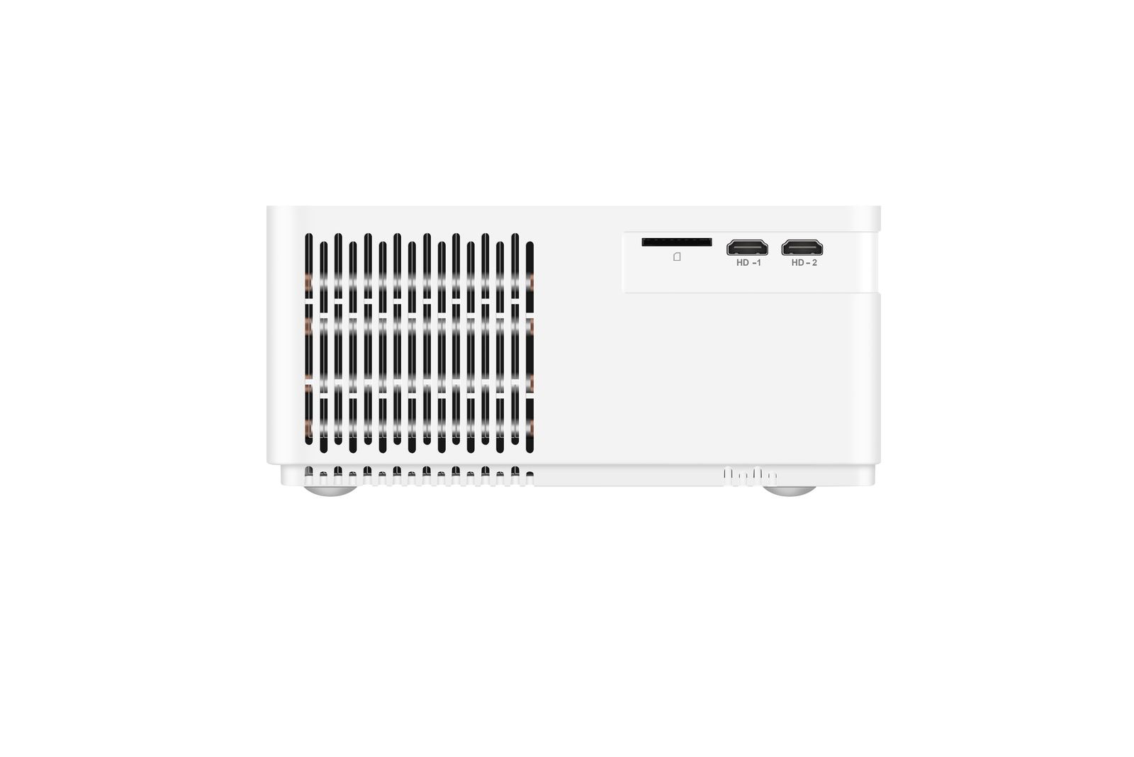 Smart LED Native 1080p Full HD Cinema Projector - Scolecite White image