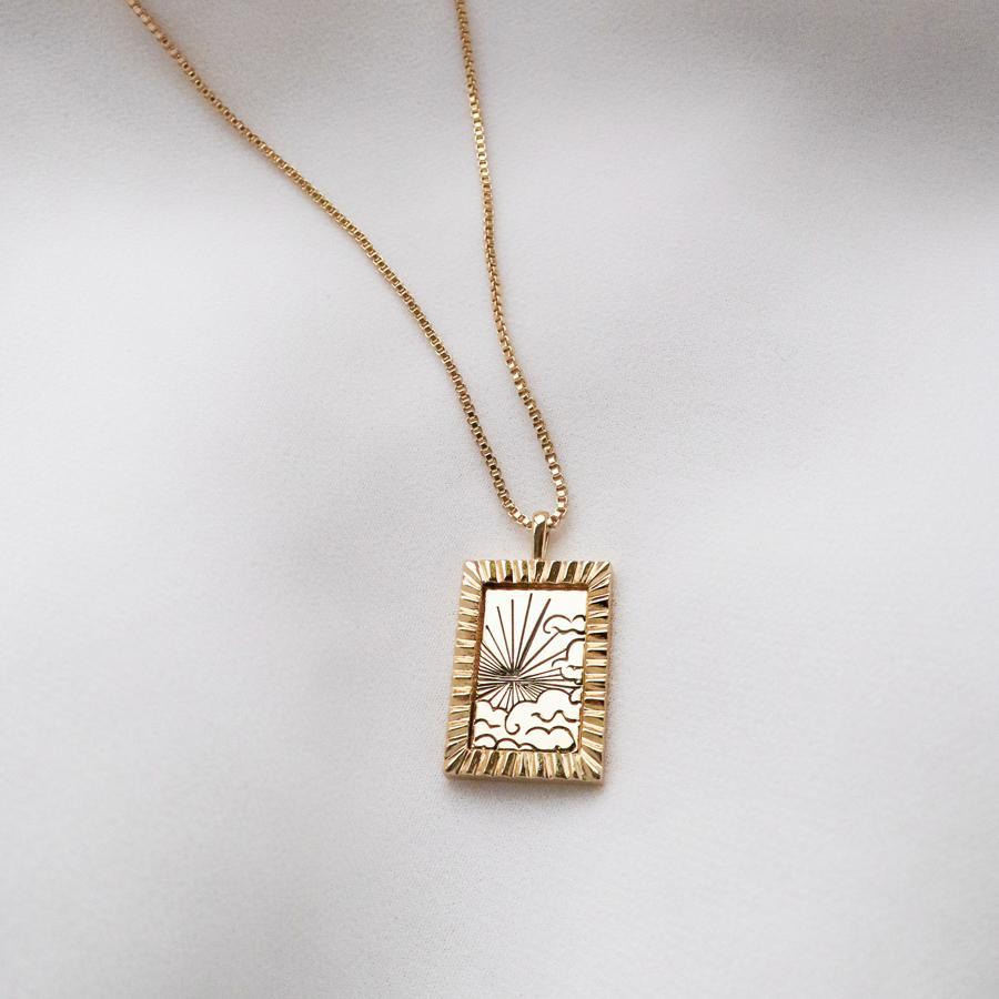 Wanderlust + Co: Dusk to Dawn Gold Necklace image