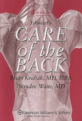 Ishmael's Care of the Back on Paperback by William K. Ishmael