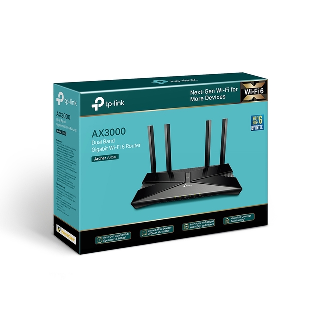 TP-Link Archer AX3000 Dual Band Gigabit Wi-Fi 6 Router | at Mighty Ape NZ