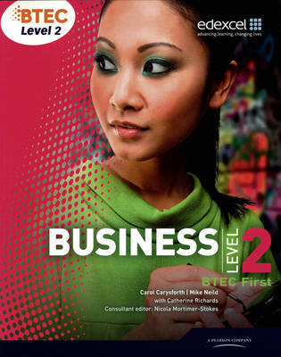 BTEC First Business Student Book by Mike Neild image