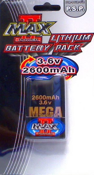 Mega Battery Pack 2600mAh on PSP