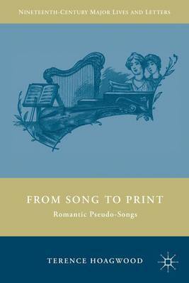 From Song to Print by Terence Hoagwood image