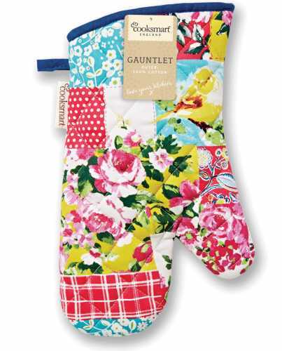 Cooksmart Gauntlet (Oven Mitt) - Oriental Patchwork image