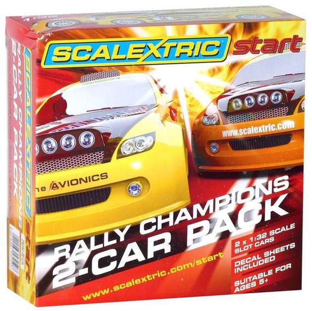 scalextric start cars