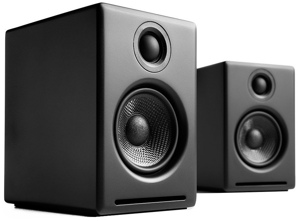 Audioengine: 2+ Powered Desktop Speakers (Pair) - Satin Black